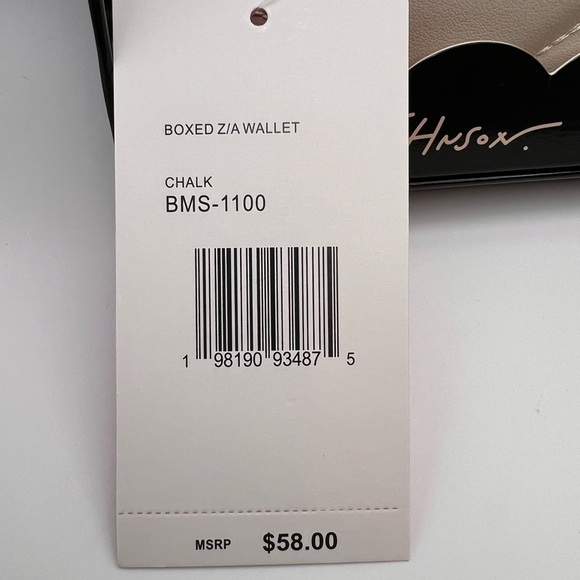 Betsey Johnson Heart-Quilted Cream Wristlet - Picture 3 of 3